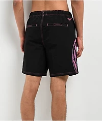 Vitriol Fusion Black, Pink & Blue Board Shorts