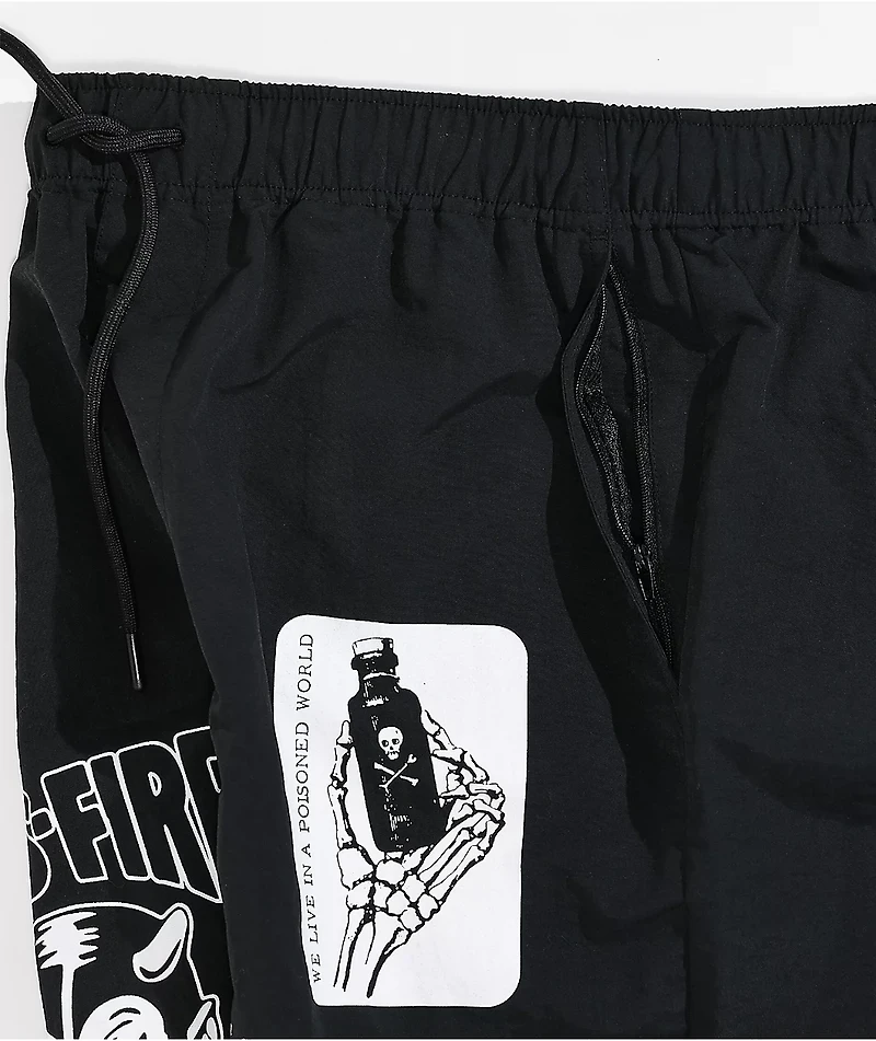 Vitriol Fusion Black Board Shorts