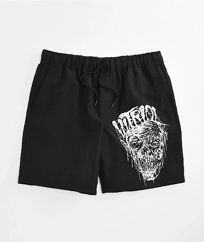 Vitriol Fusion Melting Face Black Board Shorts