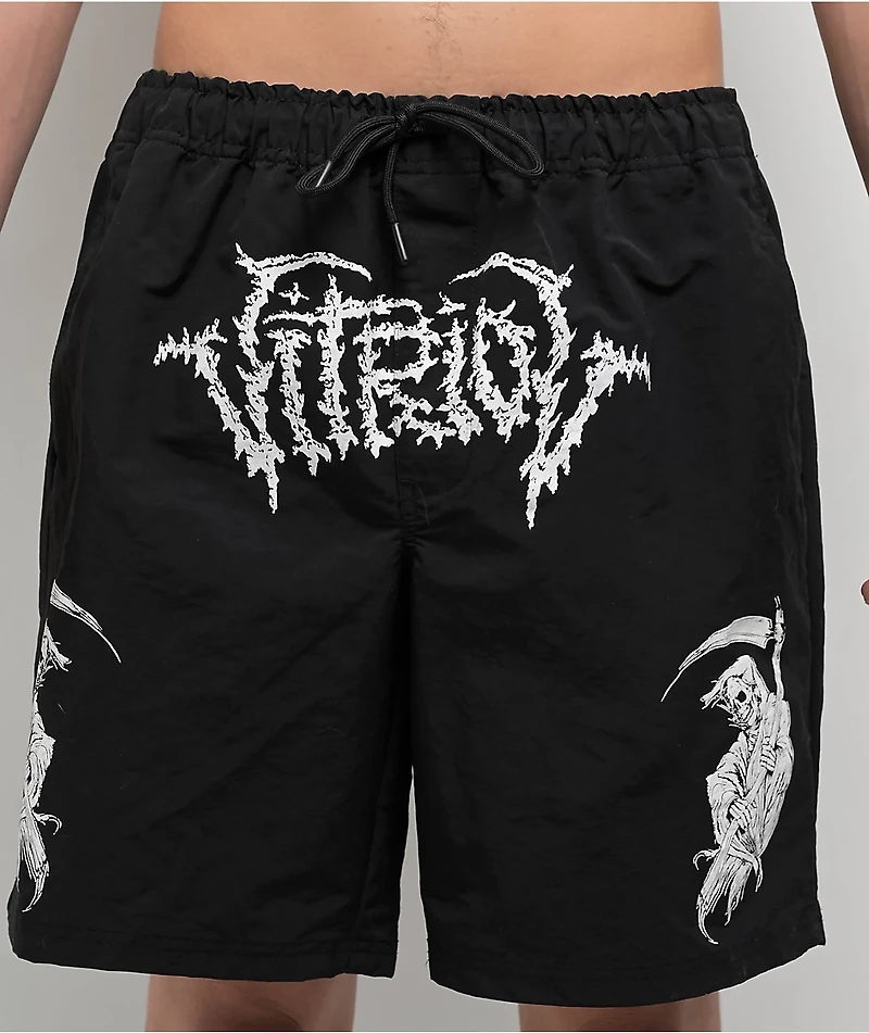 Vitriol Fusion Reaper Black Board Shorts