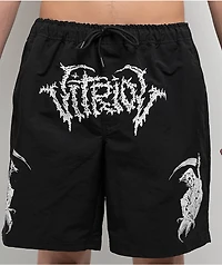 Vitriol Fusion Reaper Black Board Shorts