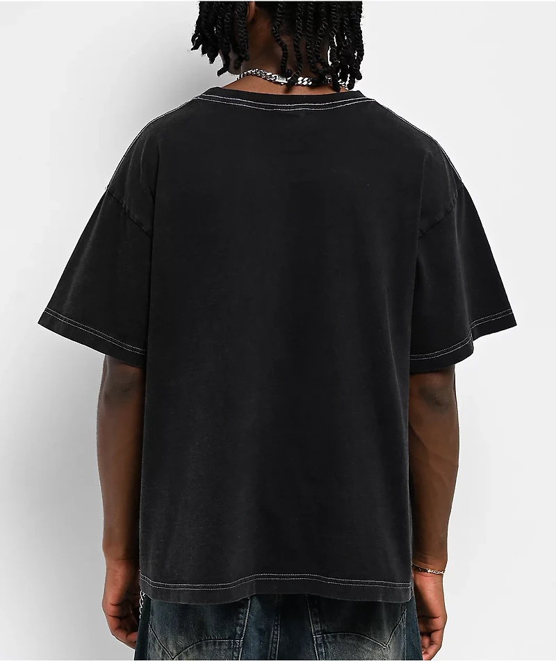 Vitriol Game Over Black Wash T-Shirt