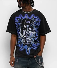 Vitriol Game Over Black Wash T-Shirt