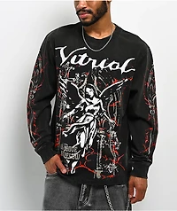 Vitriol Gazebo Black Wash 2fer Long Sleeve T-Shirt