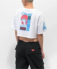 Vitriol Georgia Anime Crop White T-Shirt