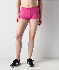 Vitriol Gigi Airbrush Pink Micro Shorts