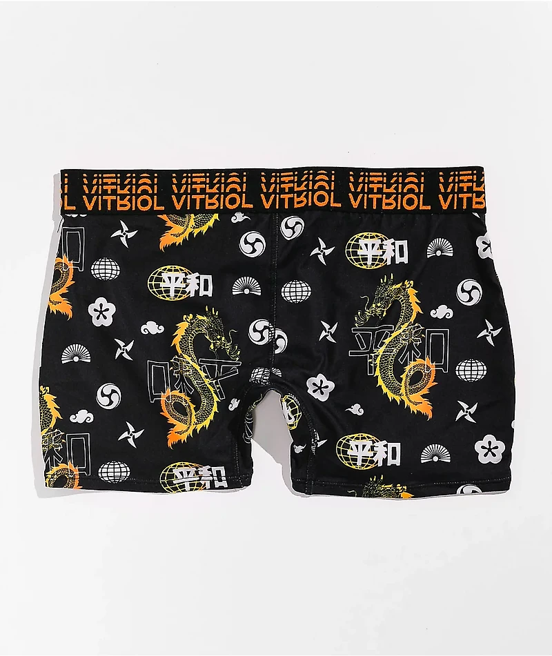Vitriol Gilly Dragons Boyshort Underwear