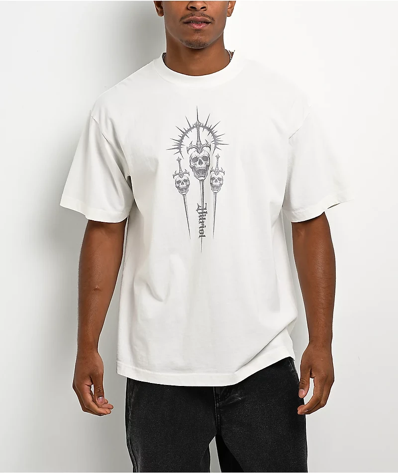 Vitriol Gothic Occult White T-Shirt