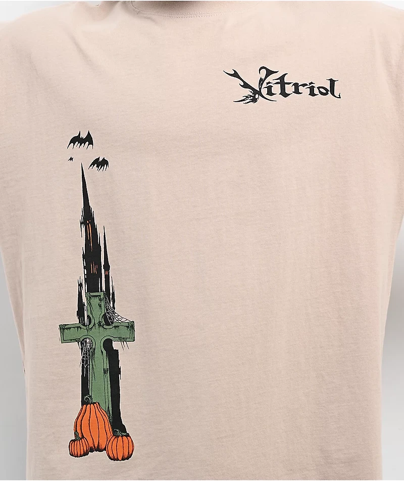 Vitriol Grave Digger Tan T-Shirt