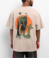 Vitriol Grave Digger Tan T-Shirt