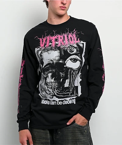 Vitriol Gritty Scene Black Long Sleeve T-Shirt