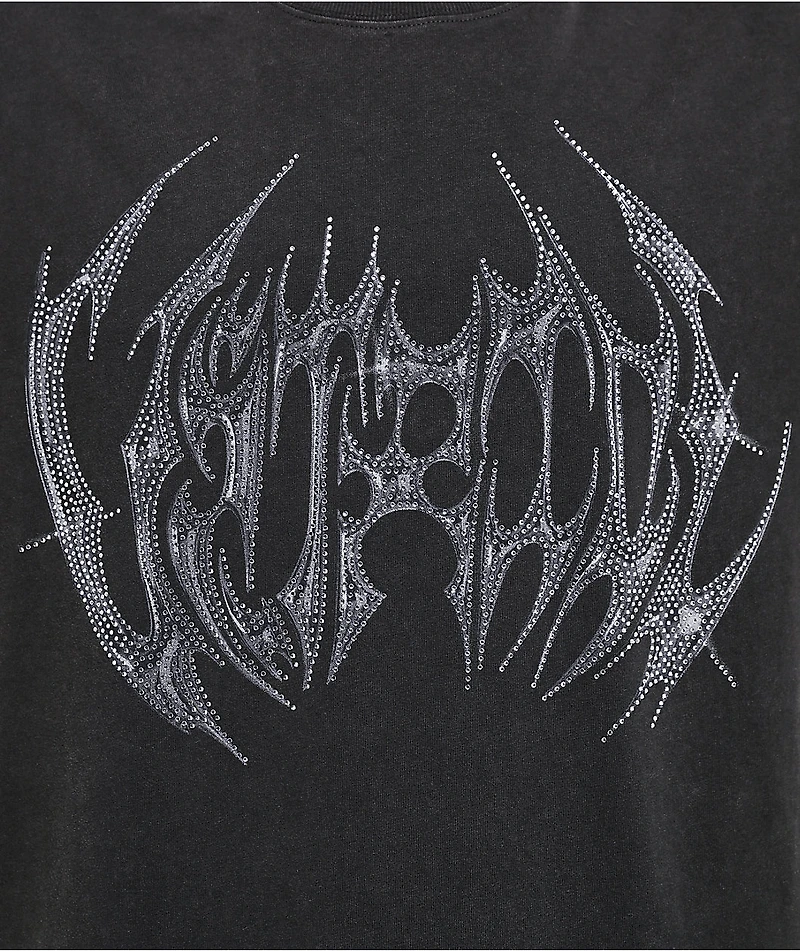 Vitriol Hacksaw Charcoal Wash Boxy T-Shirt