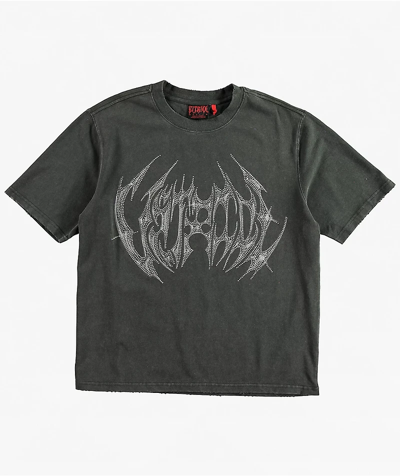 Vitriol Hacksaw Charcoal Wash Boxy T-Shirt