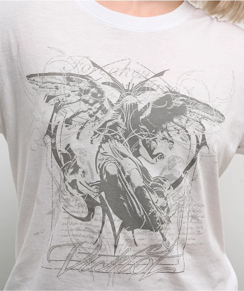 Vitriol Harlow White Long Sleeve T-Shirt