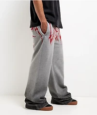 Vitriol Harrow Haunt Grey Baggy Sweatpants