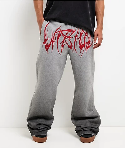 Vitriol Harrow Haunt Grey Baggy Sweatpants