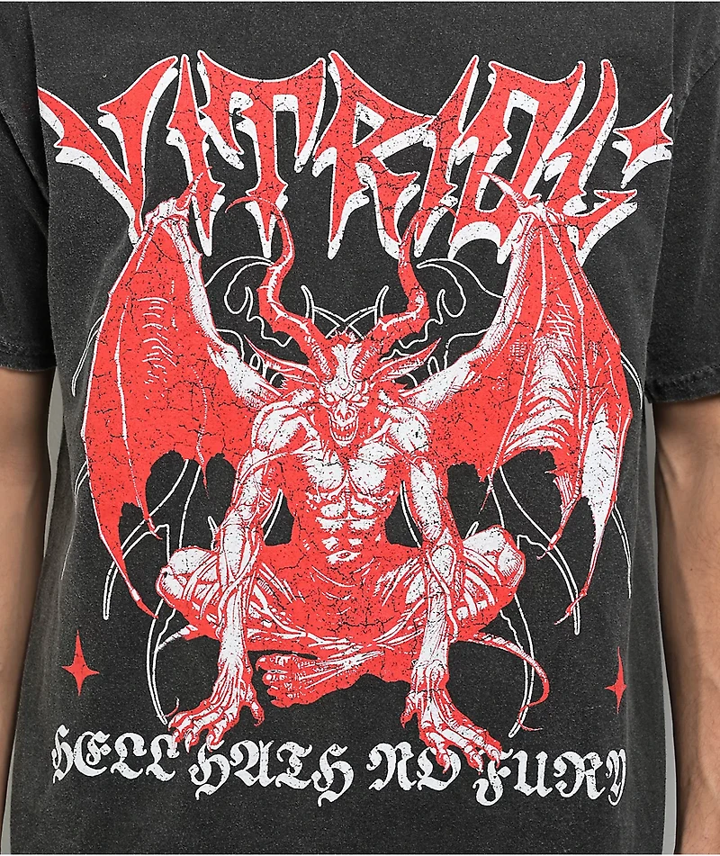 Vitriol Hath No Fury Charcoal T-Shirt