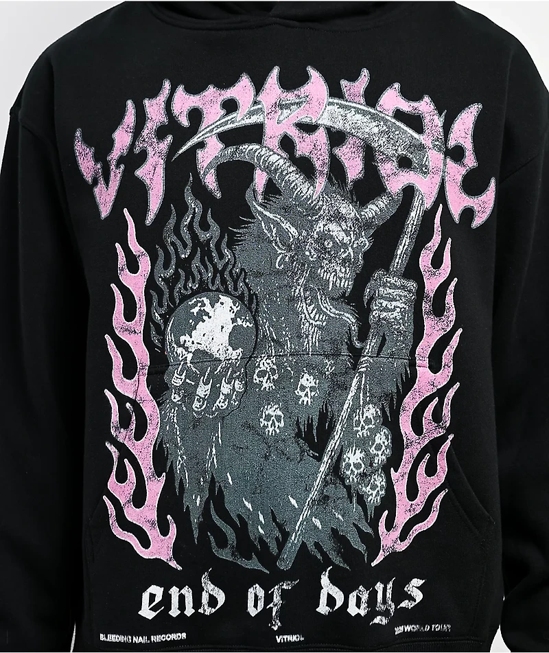 Vitriol Heavy Metal Tour Black Hoodie