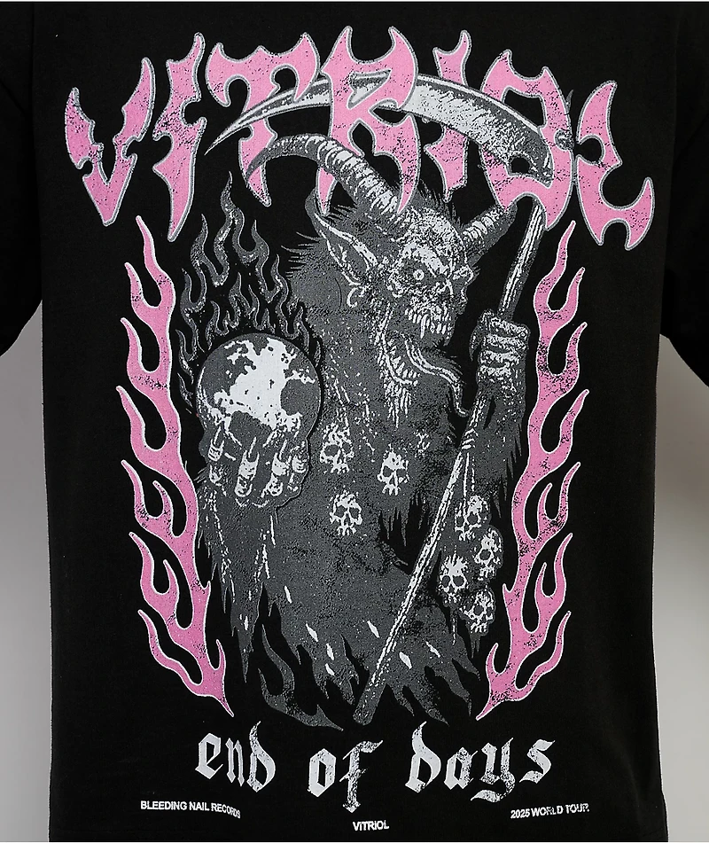 Vitriol Heavy Metal Tour Black T-Shirt