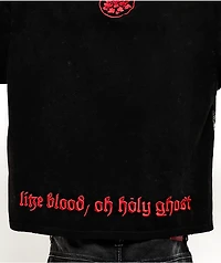 Vitriol Holy Ghost Black Wash Boxy T-Shirt