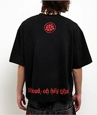 Vitriol Holy Ghost Black Wash Boxy T-Shirt