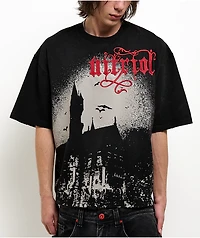 Vitriol Holy Ghost Black Wash Boxy T-Shirt