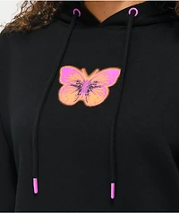 Vitriol Jamison Butterfly Black Oversized Hoodie