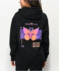 Vitriol Jamison Butterfly Black Oversized Hoodie