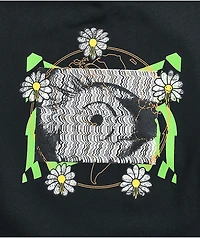 Vitriol Jamison Daisy Skull Black Hoodie