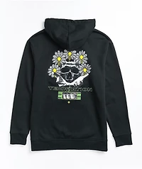 Vitriol Jamison Daisy Skull Black Hoodie