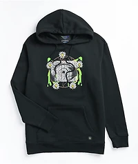 Vitriol Jamison Daisy Skull Black Hoodie