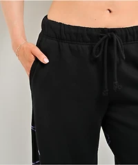 Vitriol Jessa Black Wide Leg Sweatpants