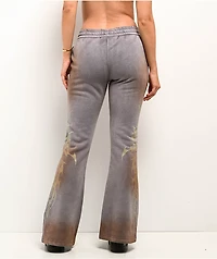 Vitriol Karli Flare Cyber Grey Sweatpants