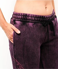 Vitriol Karli Shadow Purple Wash Sweatpants