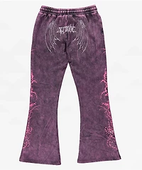 Vitriol Karli Shadow Purple Wash Sweatpants