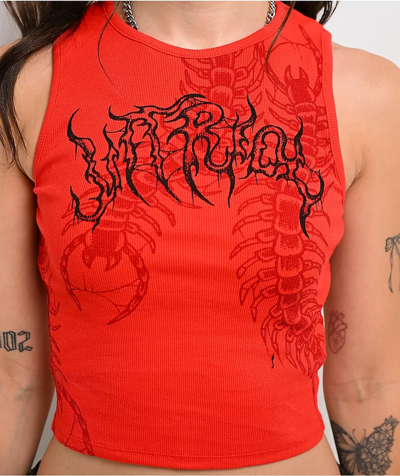 Vitriol Kassie Red Tank Top