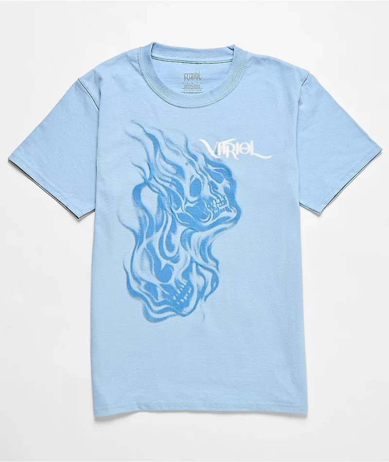 Vitriol Kids Smoky And Ethereal Light Blue T-Shirt