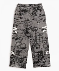 Vitriol Kids Void Scrolls Grey Sweatpants