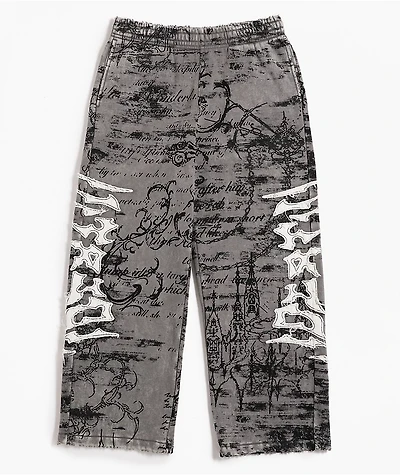 Vitriol Kids Void Scrolls Grey Sweatpants