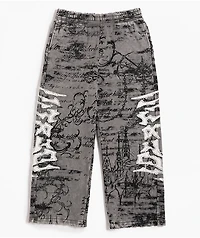 Vitriol Kids Void Scrolls Grey Sweatpants