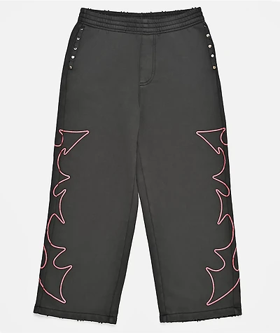 Vitriol Kids Void Stud Charcoal Sweatpants