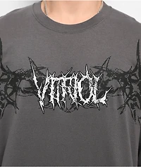 Vitriol Layered AF II Charcoal Long Sleeve T-Shirt