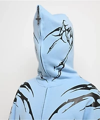 Vitriol Lenexa Blue Body Bag Zip Hoodie