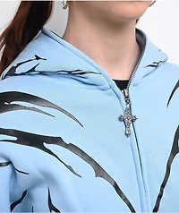 Vitriol Lenexa Blue Body Bag Zip Hoodie