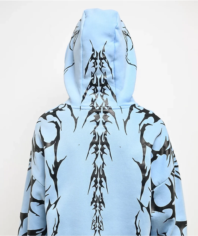 Vitriol Lenexa Blue Body Bag Zip Hoodie