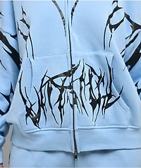 Vitriol Lenexa Blue Body Bag Zip Hoodie