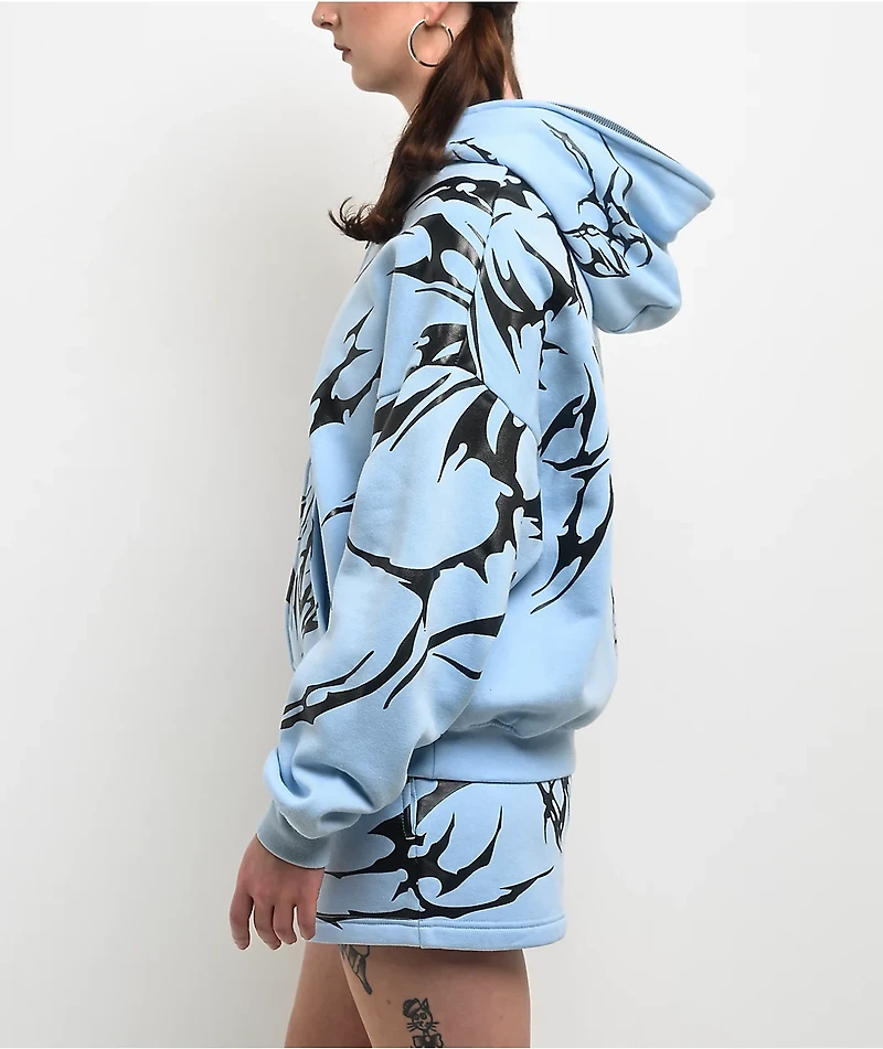 Vitriol Lenexa Blue Body Bag Zip Hoodie