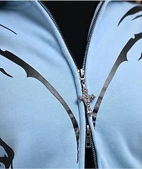 Vitriol Lenexa Blue Body Bag Zip Hoodie