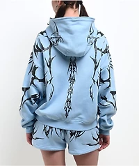 Vitriol Lenexa Blue Body Bag Zip Hoodie