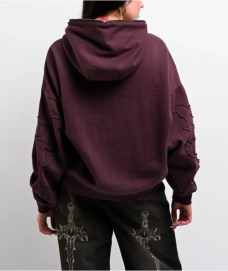 Vitriol Lenexa Dark Purple Hoodie